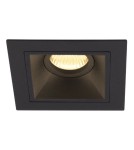 Lampy podtynkowe kwadratowe - Maxlight Oprawa Podtynkowa Hit I Czarna H0090 - produkt 1