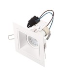 Lampy podtynkowe kwadratowe - Maxlight Oprawa Podtynkowa Hit I Biała H0080 - produkt 2
