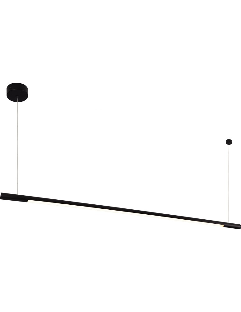 Lampy wiszące nad wyspę - Maxlight Lampa Wisząca Organic Horizon 150cm Czarna P0358 - produkt kolory-swiatla.pl 1