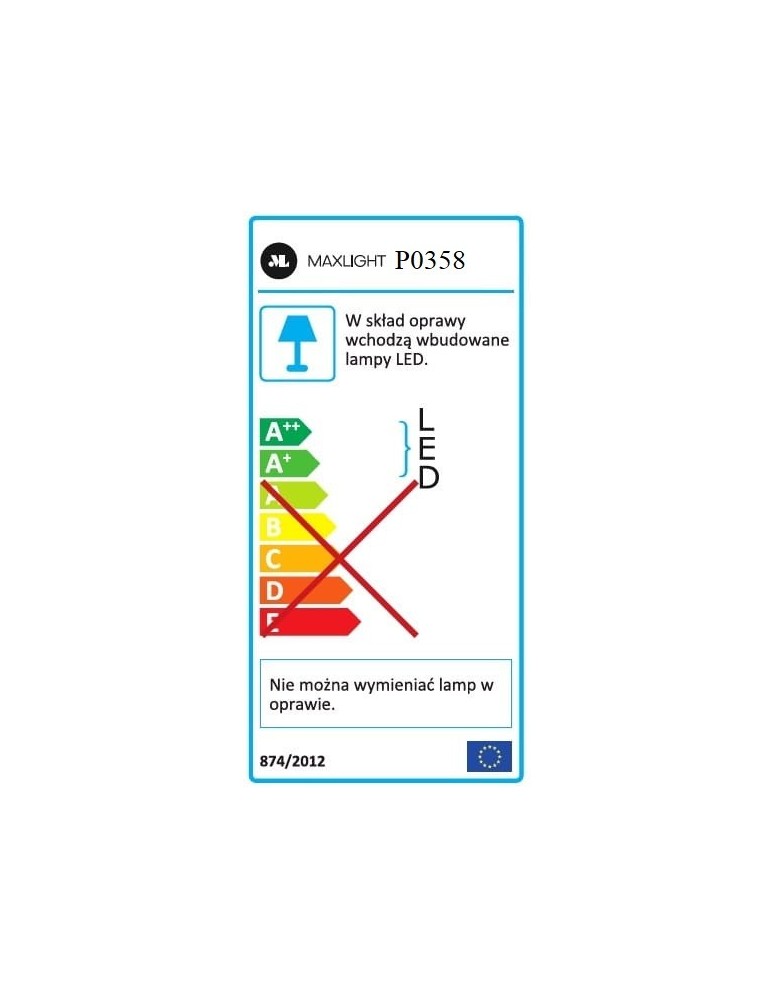 Lampy wiszące nad wyspę - Maxlight Lampa Wisząca Organic Horizon 150cm Czarna P0358 - produkt kolory-swiatla.pl 5