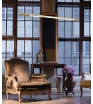 Lampy wiszące nad wyspę - Maxlight Lampa Wisząca Organic Horizon 150cm Złota P0360 - produkt 2