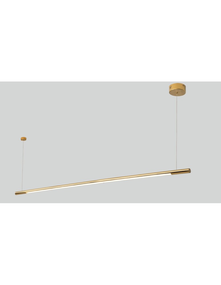 Maxlight Lampa Wisząca Organic Horizon 150cm Złota P0360