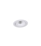 Lampy podtynkowe okrągłe - Maxlight Oprawa Wpustowa Max Arya Tilted White 8W Ściemnialna H0098 - product 3