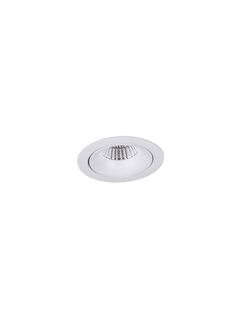 Maxlight Oprawa Wpustowa Max Arya Tilted White 8W Ściemnialna H0098