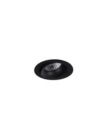 Maxlight Oprawa Wpustowa Max Arya Tilted Black 8W Ściemnialna H0099 - produkt 2