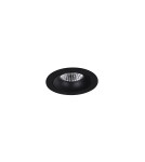 Lampy podtynkowe okrągłe - Maxlight Oprawa Wpustowa Max Arya Tilted Black 8W Ściemnialna H0099 - product 3