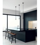 Lampy wiszące LED - Maxlight Lampa Wisząca Coffee Black Duża P0373 - produkt 3