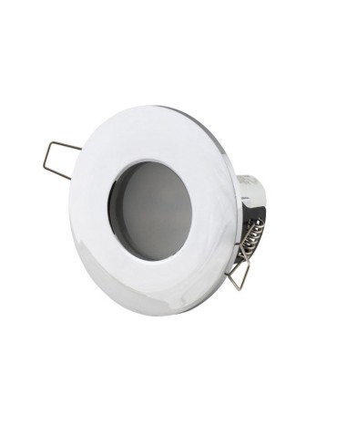 Maxlight Oprawa Wpustowa Aqua IP65 Okrągła Chrom H0045