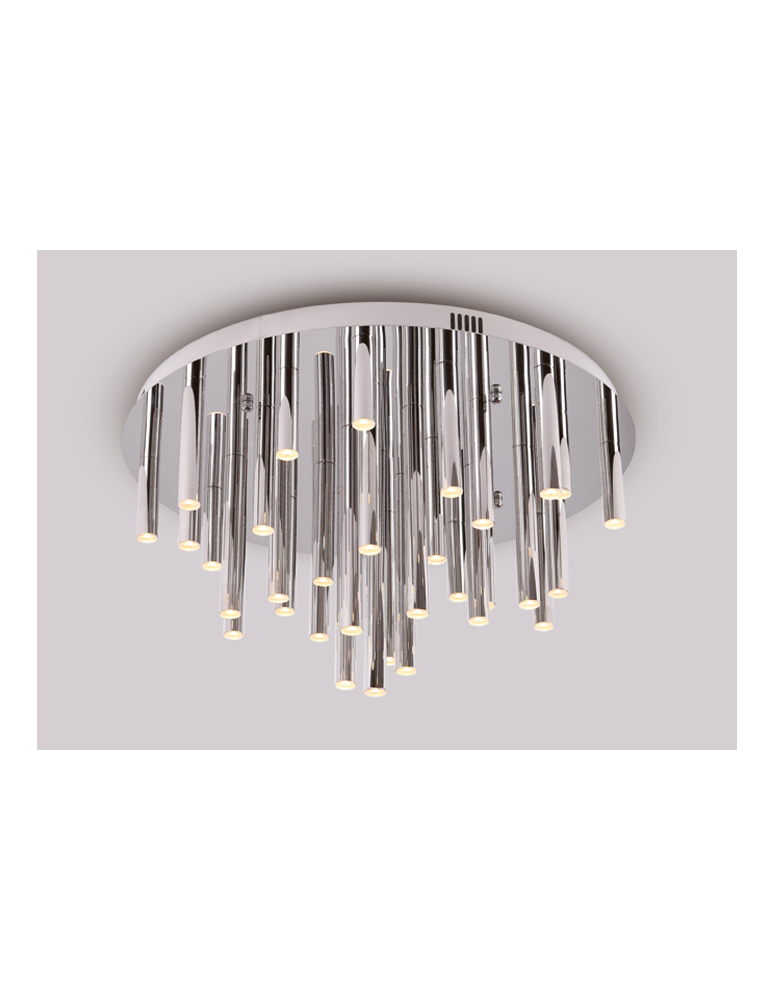 Maxlight Plafon Organic 33X1 Chrom Ściemnialny C0115D