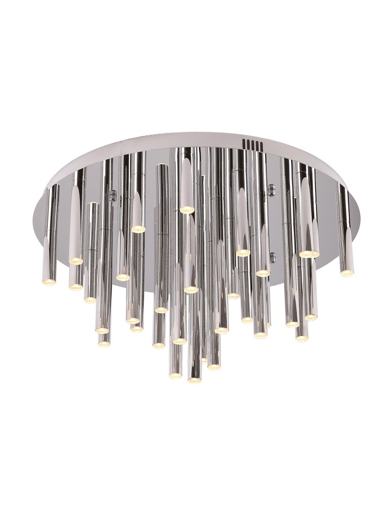Maxlight Plafon Organic 33X1 Chrom Ściemnialny C0115D