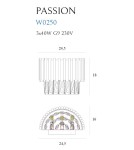Kinkiety glamour - Maxlight Kinkiet Passion W0250 - produkt 4