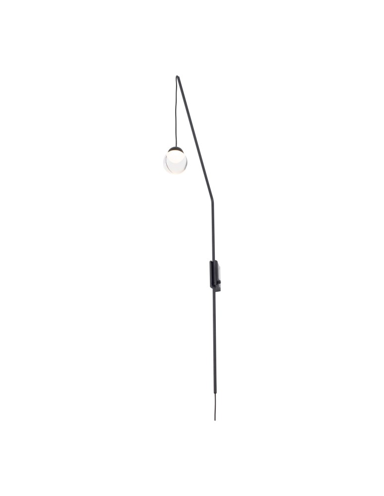 Kinkiety designerskie - Maxlight Kinkiet Zoom Czarny 3W LED W0269 - produkt kolory-swiatla.pl 1