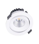 Lampy podtynkowe - oczka - Maxlight Oprawa Wpustowa Cyklop Biała 3000K IP65 H0094 - produkt 2