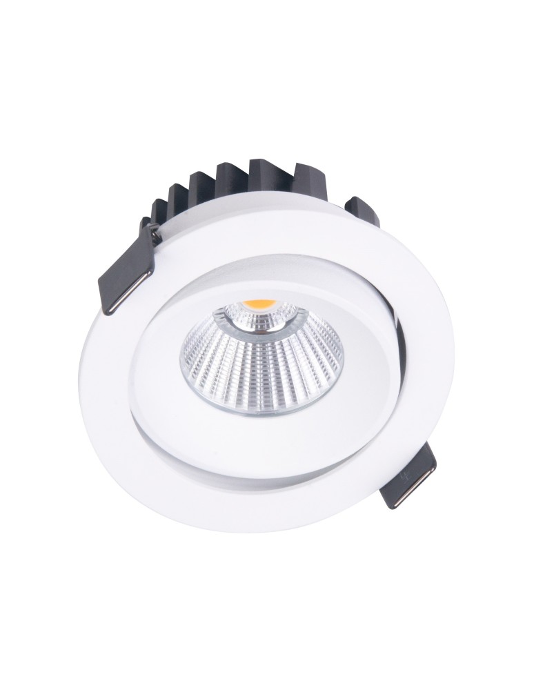Lampy podtynkowe - oczka - Maxlight Oprawa Wpustowa Cyklop Biała 3000K IP65 H0094 - produkt kolory-swiatla.pl 2