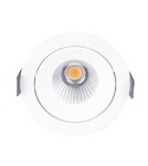 Lampy podtynkowe - oczka - Maxlight Oprawa Wpustowa Cyklop Biała 3000K IP65 H0094 - produkt 3