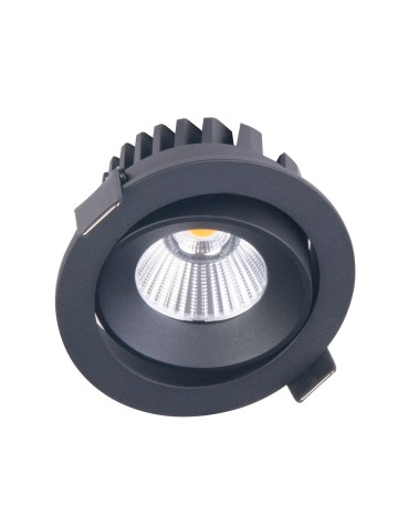 Maxlight Oprawa Wpustowa Cyklop Czarna 3000K IP65 H0095