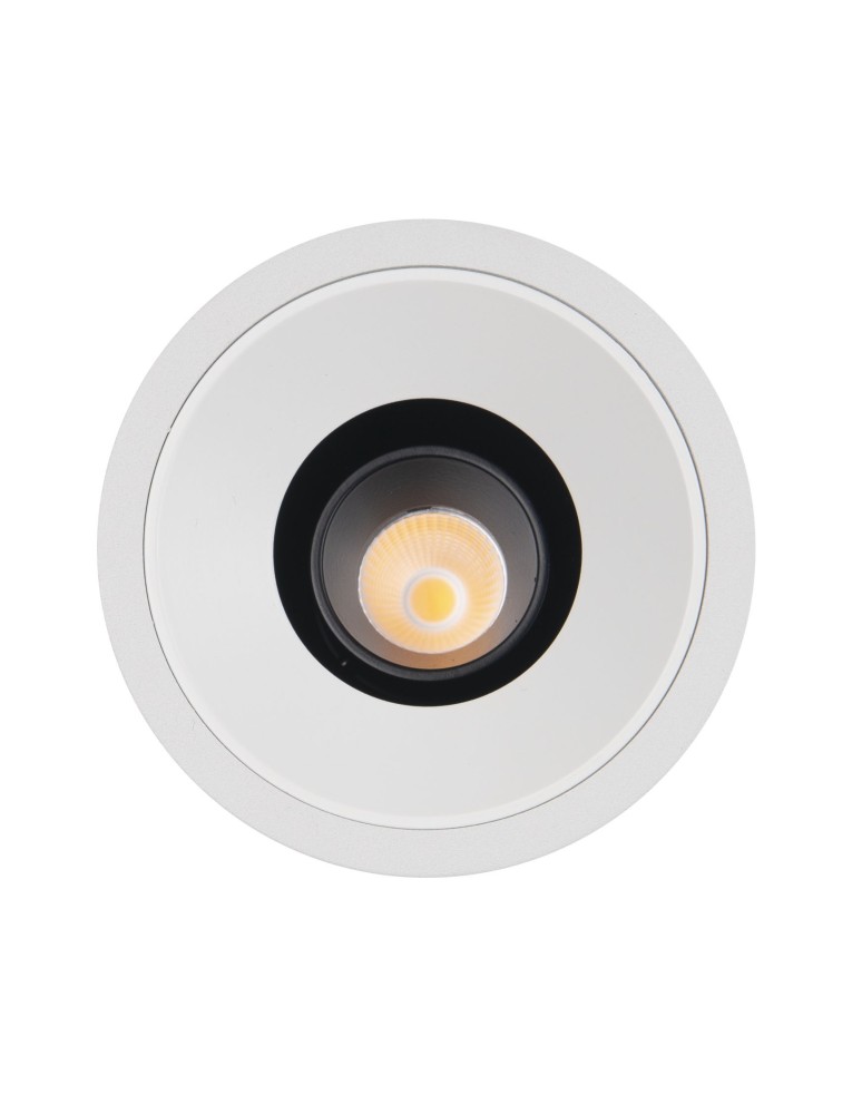 Lampy podtynkowe okrągłe - Maxlight Oprawa Wpustowa Galexo LED 7W Biała H0106 - produkt kolory-swiatla.pl 1