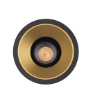 Lampy podtynkowe okrągłe - Maxlight Oprawa Wpustowa Galexo LED 7W Czarna H0107 - product 2