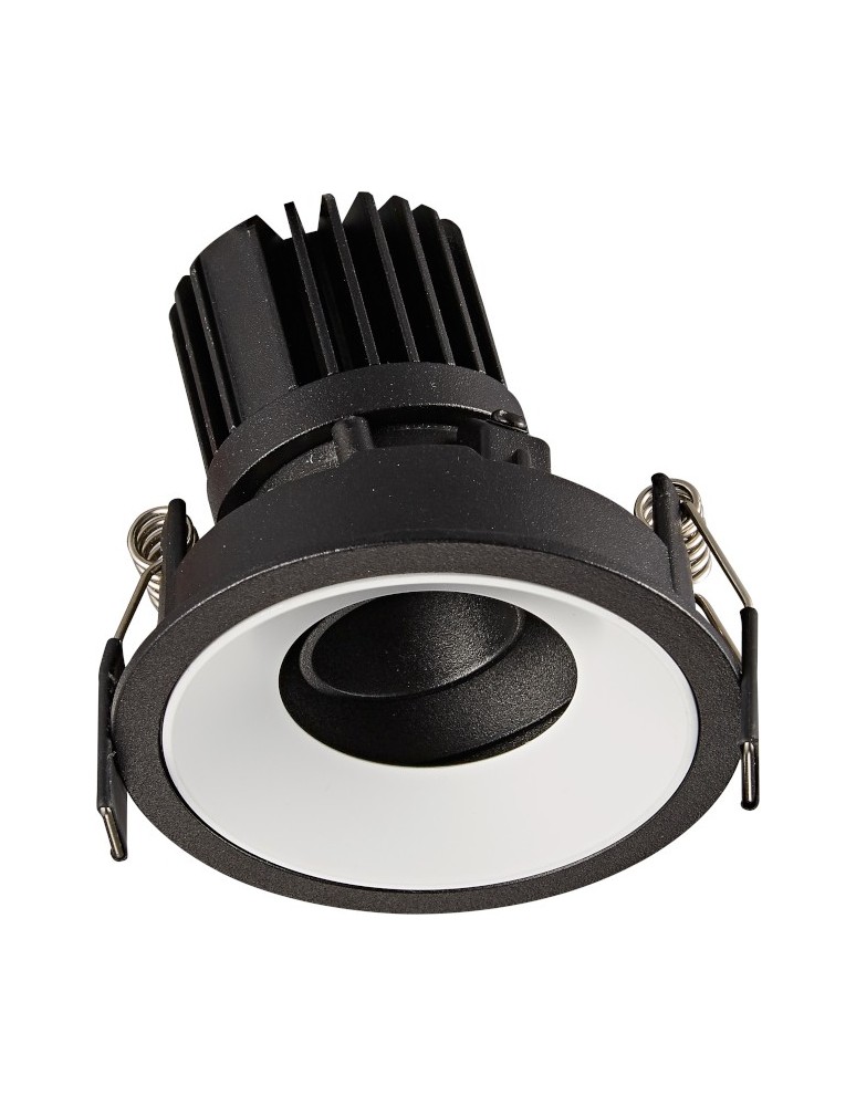 Maxlight Oprawa Wpustowa Galexo LED 7W Czarna H0107