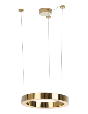 Maxlight Lampa Wisząca Luxury 40 cm Złota Ściemnialna P0377D
