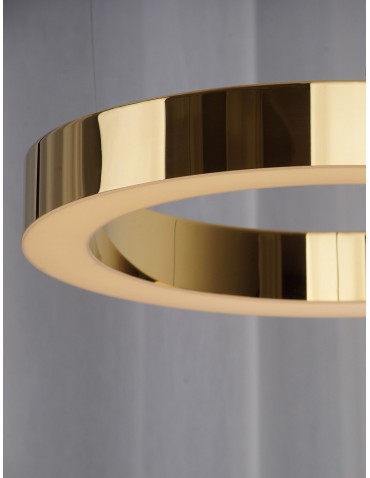 Maxlight Lampa Wisząca Luxury 40 cm Złota Ściemnialna P0377D - produkt 2