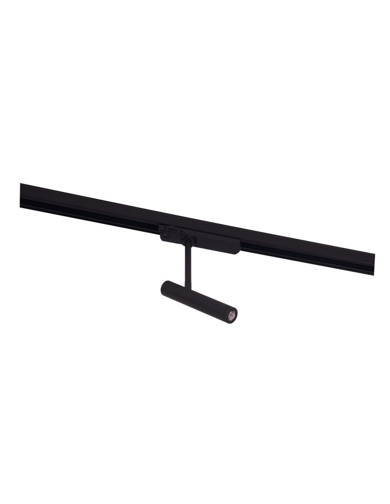 Lampy do szynoprzewodów 3 fazowych - Maxlight Lampa Do Szynoprzewodu Pistol Czarny 12W LED S0006 - produkt kolory-swiatla.pl 2