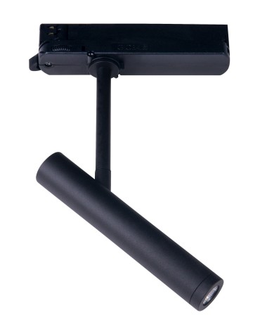Maxlight Lampa Do Szynoprzewodu Pistol Czarny 12W LED S0006