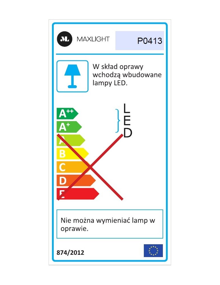 Maxlight Lampa Wisząca Uranos Biały P0413