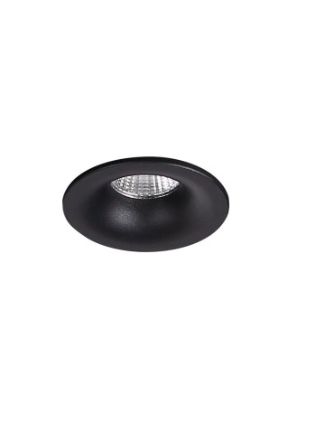 Maxlight Oprawa Wpustowa Max Yuca Fixed Black 3W H0103