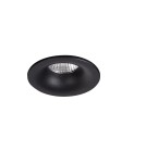 Lampy podtynkowe okrągłe - Maxlight Oprawa Wpustowa Max Yuca Fixed Black 3W H0103 - product 2