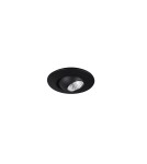 Lampy podtynkowe okrągłe - Maxlight Oprawa Wpustowa Max Yuca Round Tilted Black 3W H0105 - product 3