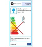 Kinkiety nowoczesne - Maxlight Kinkiet Zafira Black 12W W0279 - produkt 6