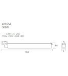 Lampy do szynoprzewodów 3 fazowych - Maxlight Lampa Do Szynoprzewodu Linear Track White 18W 4000K S0009 - product 6