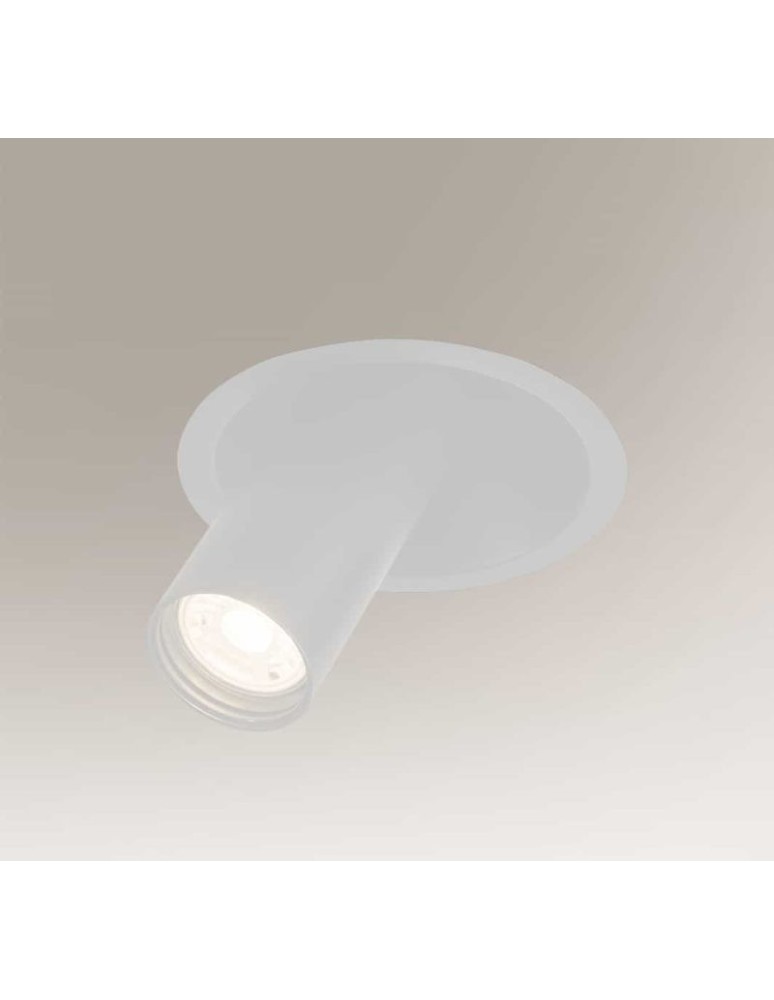 Lampy podtynkowe - oczka - Shilo YAKUMO 1xGU10 czarny wpuszczana 7806 - produkt kolory-swiatla.pl 1