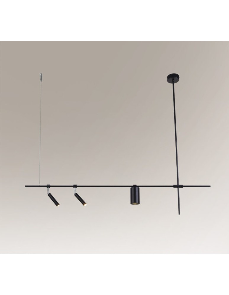 Lampy wiszące - Shilo NAMASU 2xG9 1xGU10 czarny wisząca 7862 - produkt kolory-swiatla.pl 1