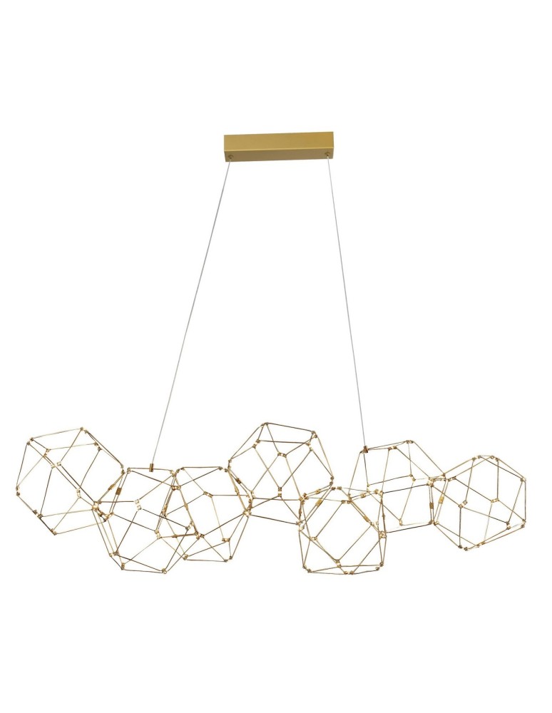 Lampy wiszące designerskie - Luces Exclusivas ASIS Wisząca LED 34W 2352lm 3000K złoty LE41325 - produkt kolory-swiatla.pl 1