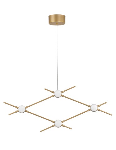 Luces Exclusivas AZUL Wisząca LED 9.6W 672lm 3000K złoty LE41329