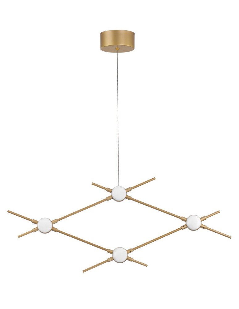 Lampy wiszące designerskie - Luces Exclusivas AZUL Wisząca LED 9.6W 672lm 3000K złoty LE41329 - produkt kolory-swiatla.pl 1