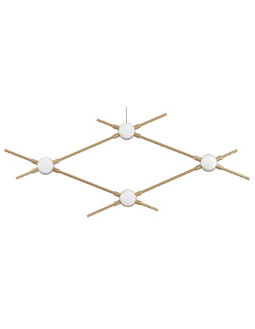 Luces Exclusivas AZUL Wisząca LED 9.6W 672lm 3000K złoty LE41329 - produkt 2