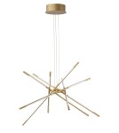 Lampy wiszące designerskie - Luces Exclusivas BELL Wisząca LED 56W 4200lm 3000K złoty LE41337 - product 1