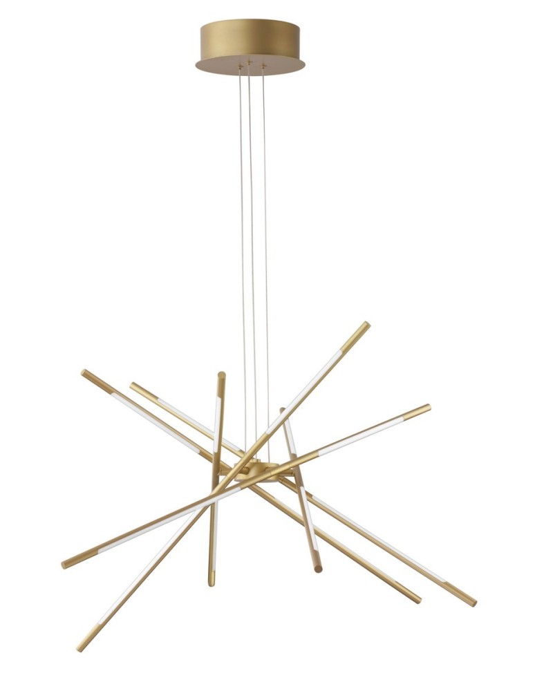 Lampy wiszące designerskie - Luces Exclusivas BELL Wisząca LED 56W 4200lm 3000K złoty LE41337 - produkt kolory-swiatla.pl 1