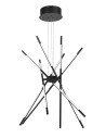 Luces Exclusivas BELL Wisząca LED 56W 4200lm 3000K czarny LE41350
