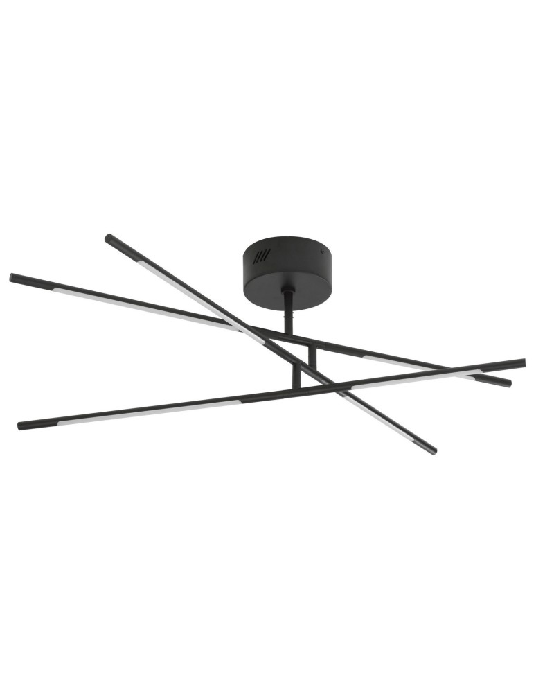 Lampy sufitowe - Luces Exclusivas BELL Sufitowa LED 30W 2100lm 3000K czarny LE41352 - produkt kolory-swiatla.pl 1