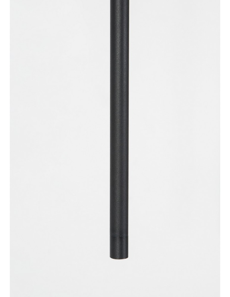Lampy wiszące tuby - Luces Exclusivas BUGA Wisząca LED 5W 350lm 3000K czarny LE41355 - product kolory-swiatla.pl 2