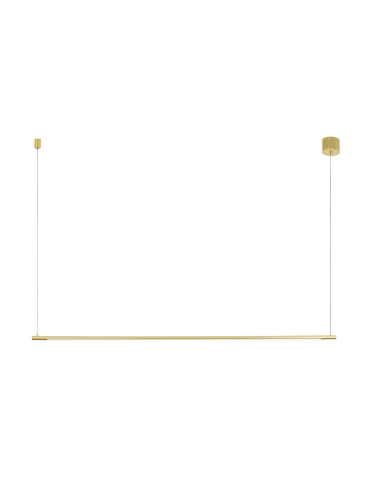Lampy wiszące nad biurko - Luces Exclusivas BUGA Wisząca LED 20W 1400lm 3000K złoty LE41356 - produkt kolory-swiatla.pl 1
