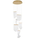 Lampy wiszące LED - Luces Exclusivas CALI Wisząca LED 39W 2470lm 3000K złoty LE41371 - product 1