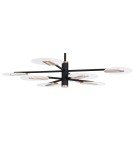 Lampy wiszące LED - Luces Exclusivas CEJA Wisząca LED 56W 3605lm 3000K czarny/złoty LE41373 - produkt 2