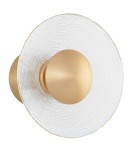 Kinkiety designerskie - Luces Exclusivas CORO Ścienna LED 8W 536lm 3000K złoty mosiądz LE41381 - product 1