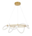 Lampy wiszące designerskie - Luces Exclusivas DEAN Wisząca LED 34W 2271lm 3000K Ściemnialna złoty LE41386 - produkt 1