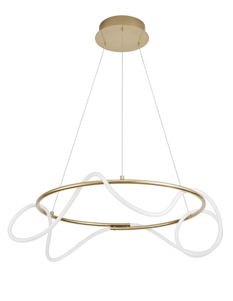 Lampy wiszące designerskie - Luces Exclusivas FIJO Wisząca LED 43W 4581lm 3000K Ściemnialna złoty LE41389 - produkt kolory-swiatla.pl 1
